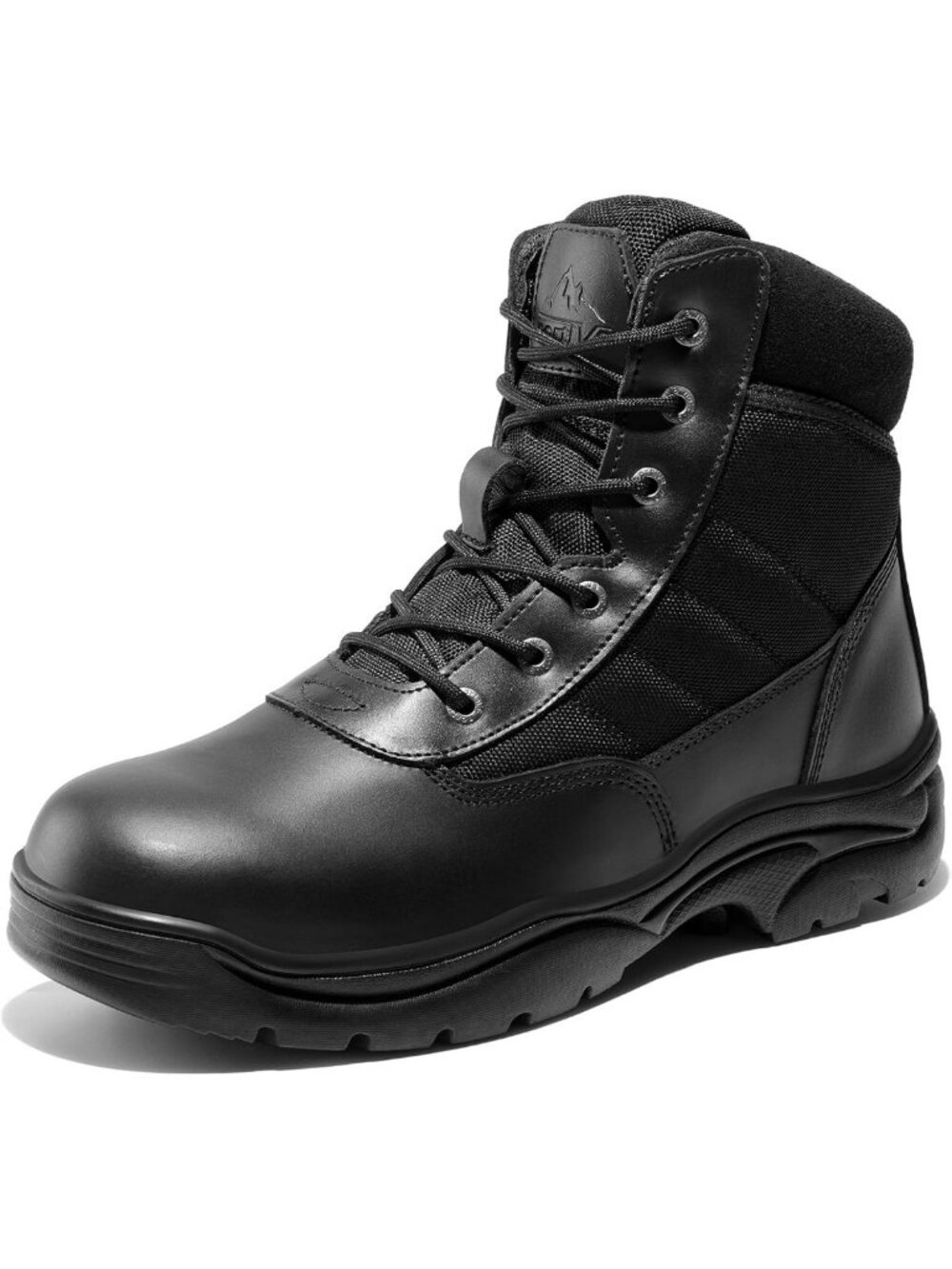 Men's Waterproof Military Work Boots - 6 Inch Tactical Hiking Shoes, Durable